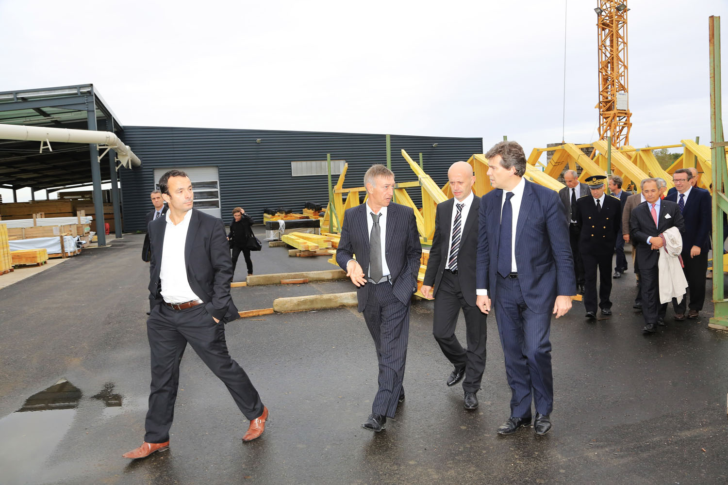 Arnaud Montebourg visite usine POBI